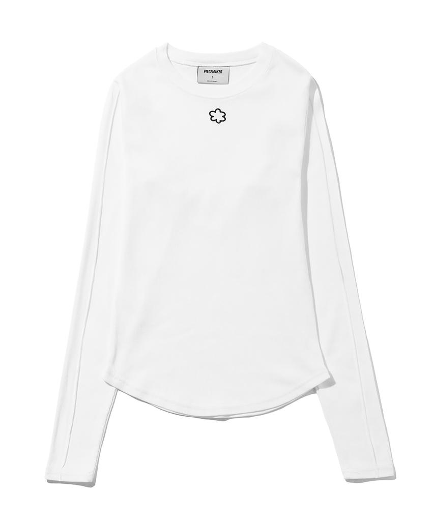 PEACE MAKER Daisy Slim Ls (White)