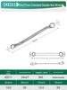 SATA Dual-Ended High-Strength Star Wrench Glasses Repair Tool Set (Sizes 8-10-24)