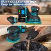 Brushless Electric Random Orbital Sander Portable 3-speed Adjustable Polisher Tool Car Paint Care Rust Removal Polishing Grinder
