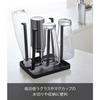 Yamazaki Glass Stand Tower Slim Black 2848
