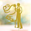 Gold  Wedding  Bride To Be Cake Toppers for Wedding Bachelorette Bridal Shower Party Decoration Supplies
