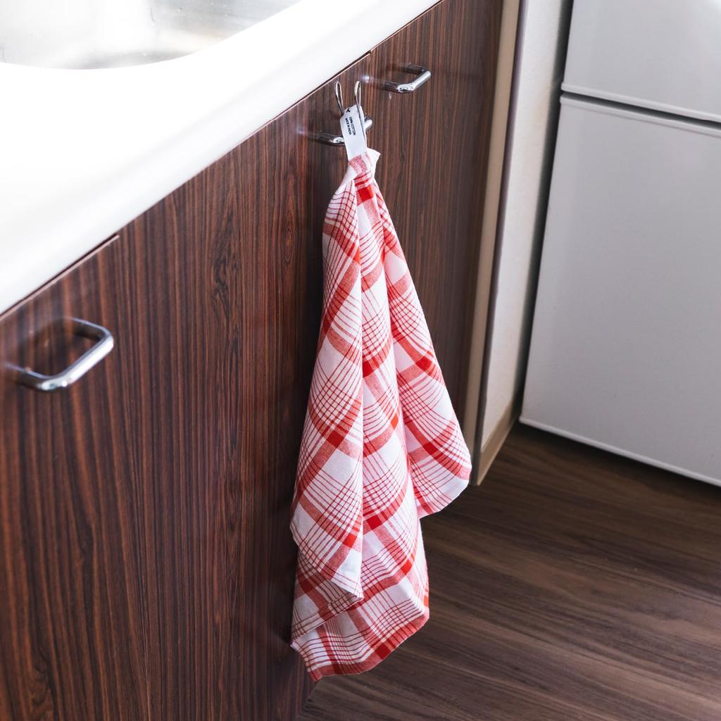 VETLER Set med 2 stora köksdukar i indisk bomull med tvättbar Furoshiki-lunch och snygg inredningsrand, 100 % öglor, bordsunderlägg,