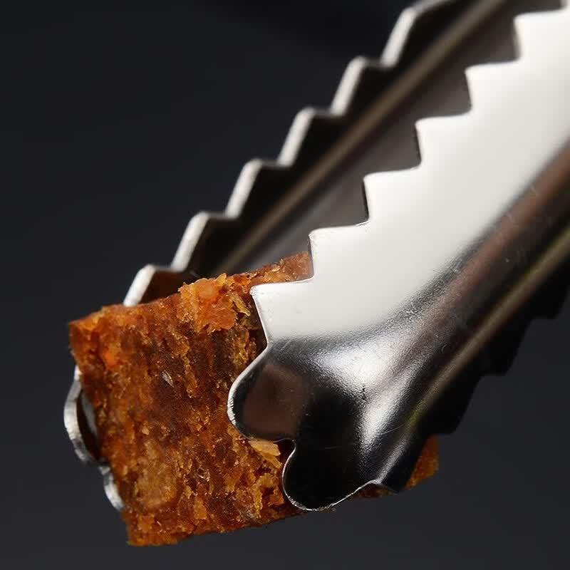 Gongziyu Stainless Steel Anti-slip Food & Ice Tongs Set