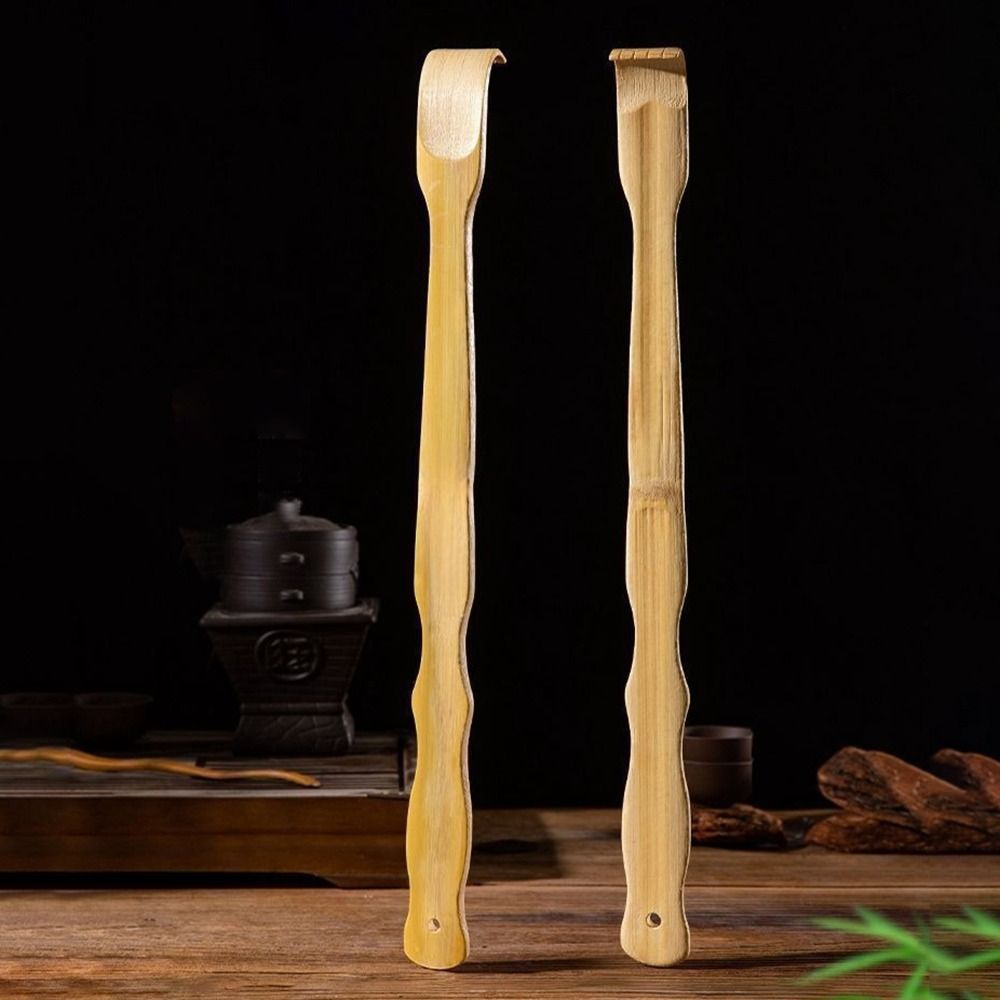 Comfortable Relief Tickling Rake Bamboo Massage Roller Versatile Back Itch Scratcher  Men & Women