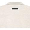 Fear of God Essentials Logo Short Sleeve Polo Shirt Unisex Tops Light-Oatmeal FOG-FW21-594