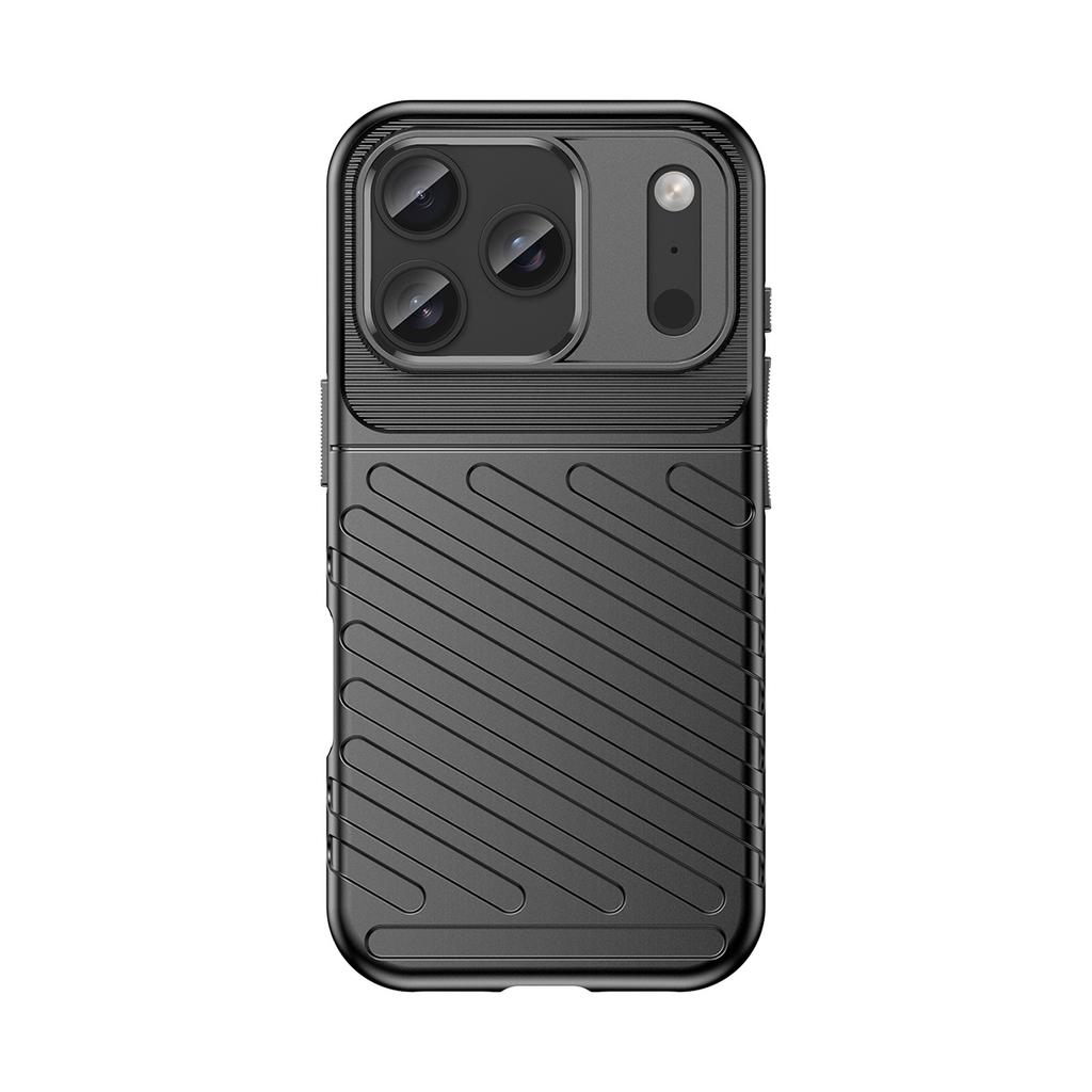Etui pokrowiec plecki na iPhone 17 Pro Max Thunder Case - czarne