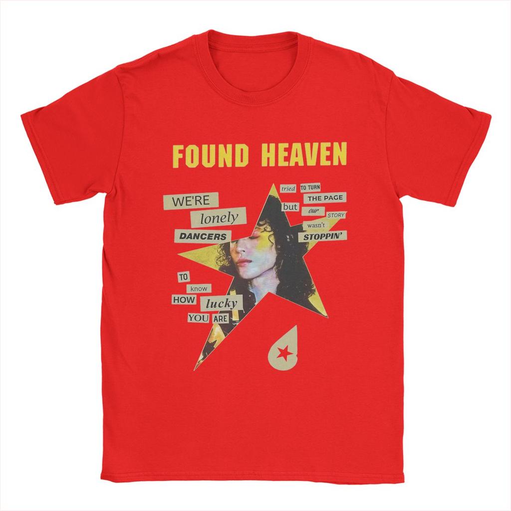 Found Heaven Conan Gray T-Shirts for Men Funny Cotton Tees Crew Neck Short Sleeve T Shirts 4XL 5XL 6XL Tops