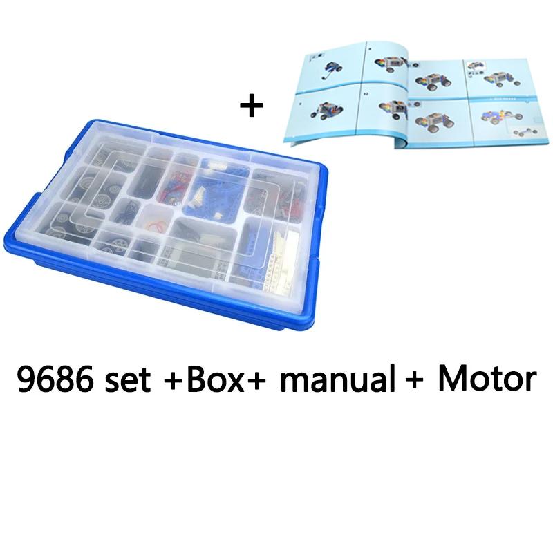 Moc Technische Rad Zahnrad Teile Set Technologie DIY Bausteine Ziegel Zubehör Pädagogisch Kraftfunktion 9686 Kinder Leduo