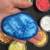 Färg Pearl Slime Puff Lim Gum Kristall Slime Fluffy Lizun Mud Slime Kitty Mjuk Lera Plasticine Leksak Antistress För