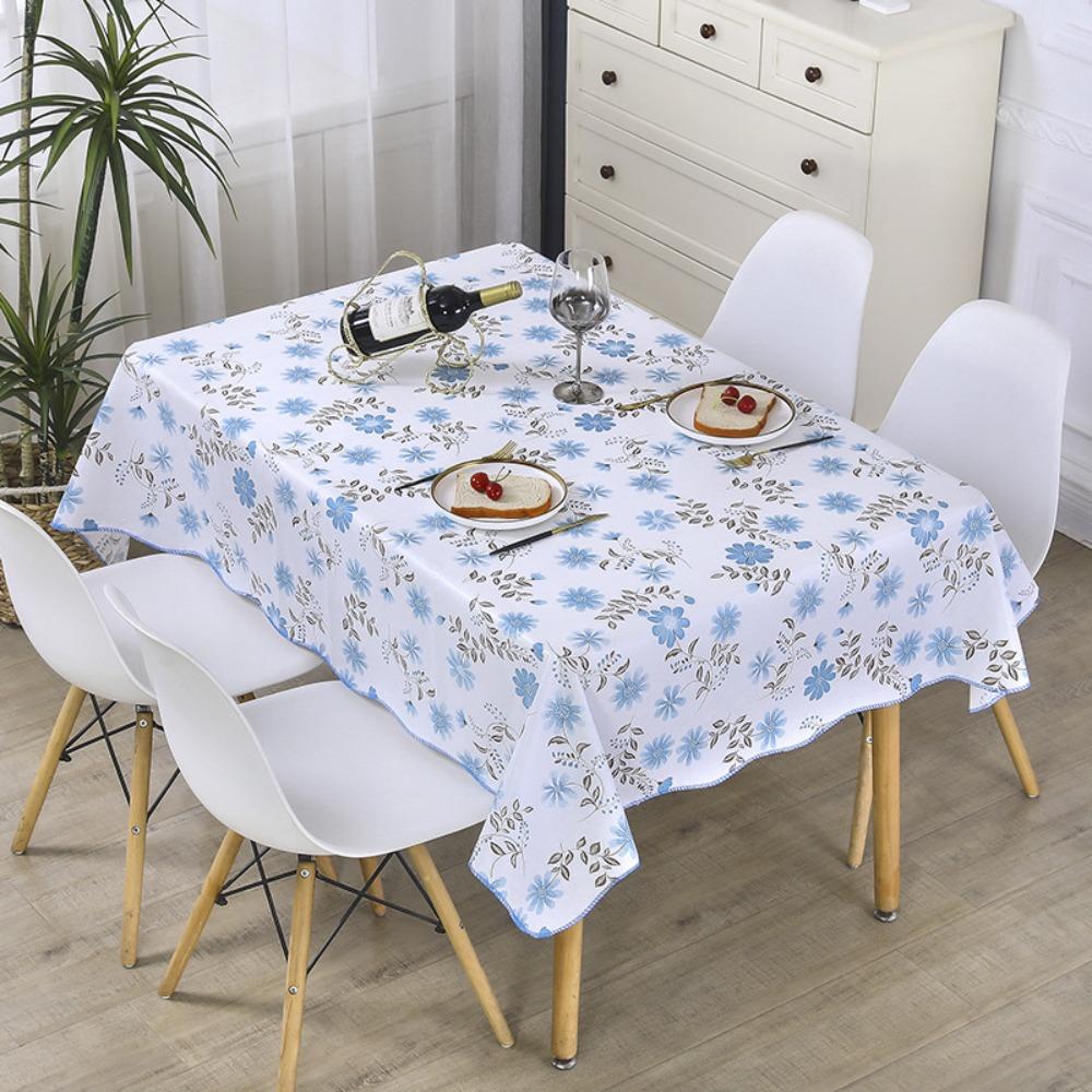 Voděodolný potah na stůl s ochranou proti opaření, domácí ubrus na konferenční stolek, dekorace na jídelní stůl