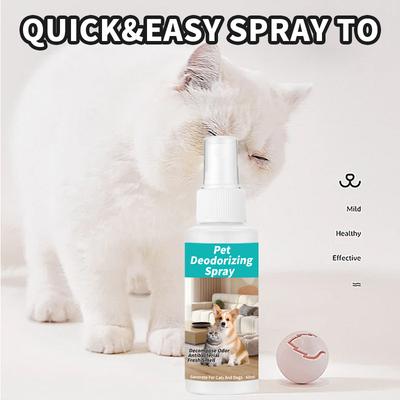 Portable Pet Deodorant Green Tea Fragrance Spray Bactericidal Deodorant Non-pungent Deodorant Dog And Cat Urine Spray