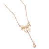 Tassel Bow Necklace Women'S Light Luxury Premium Versatile Temperament Clavicle Chain