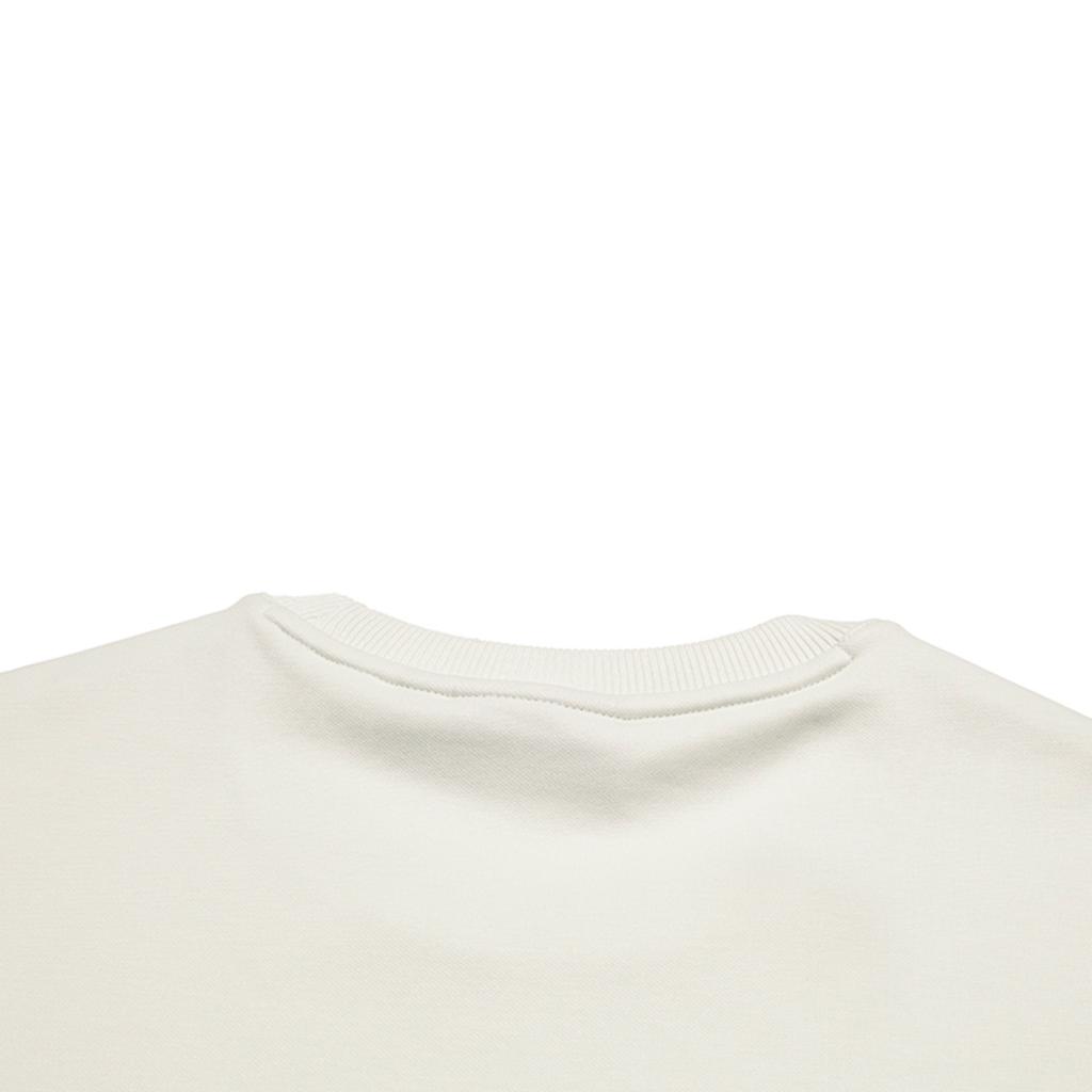 Fila Heritage Fashion Classic Trendy Comfortable Casual Versatile Fleece Lined Pullover Sweatshirt Men Sweatshirt White F11M548204FIV