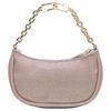 Lululemon City Essentials Marke Logo Metallische Fasermischung Polyester Mini-Tragetasche Damen Taschen Rosa-Champagner Gold LW9FW1S-074868