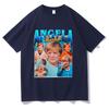Angela Merkel 90s Vintage Graphic Tshirt Unisex Summer Casual Oversized Short Sleeve Tees Unisex Fashion Soft Cotton Streetwear