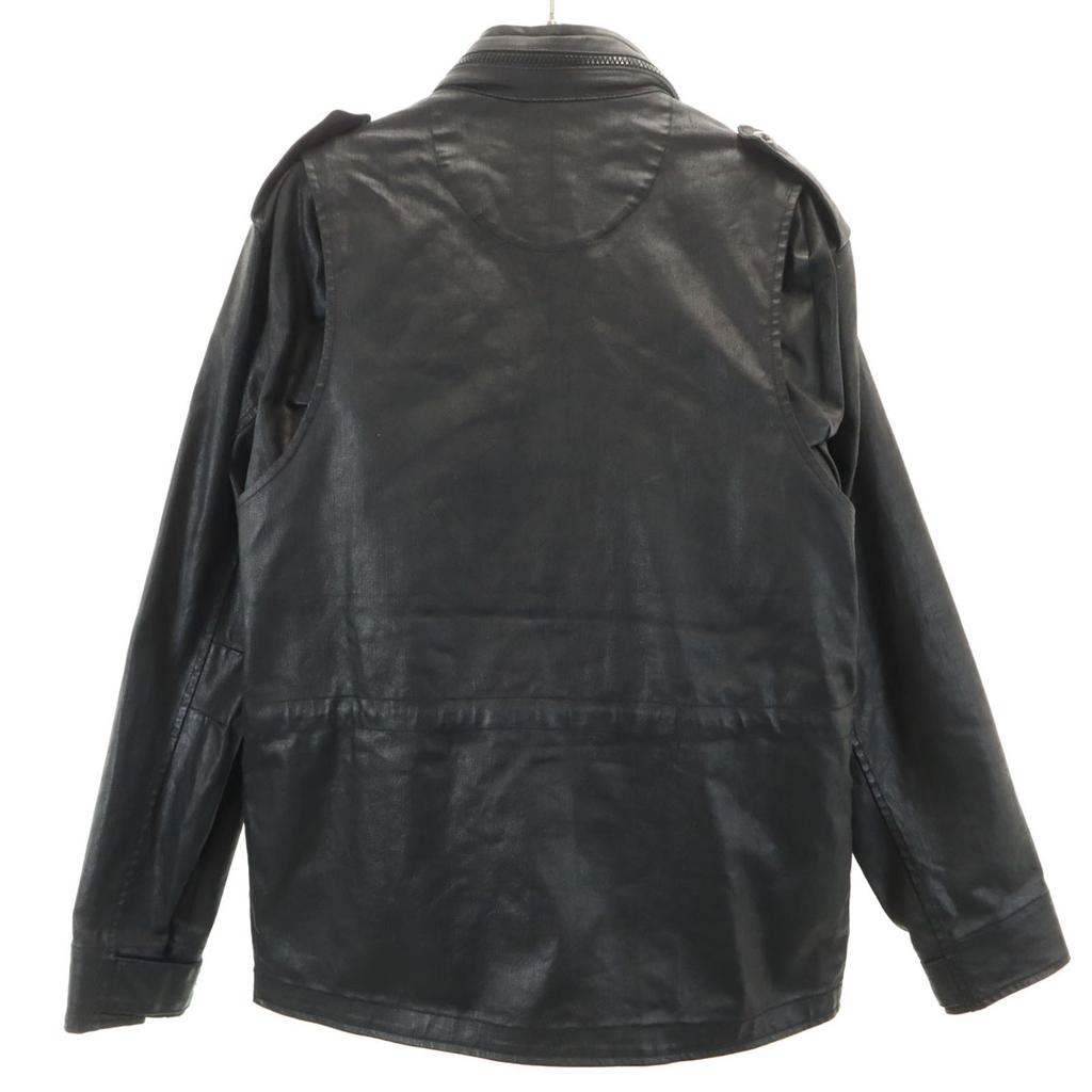 Adidas David Beckham Collaboration 3WAY Faux Leather Jacket XS Black Men's Used