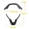 For Honda Accord 2018- Carbon Fiber Steering Wheel Frame Cover Accessories