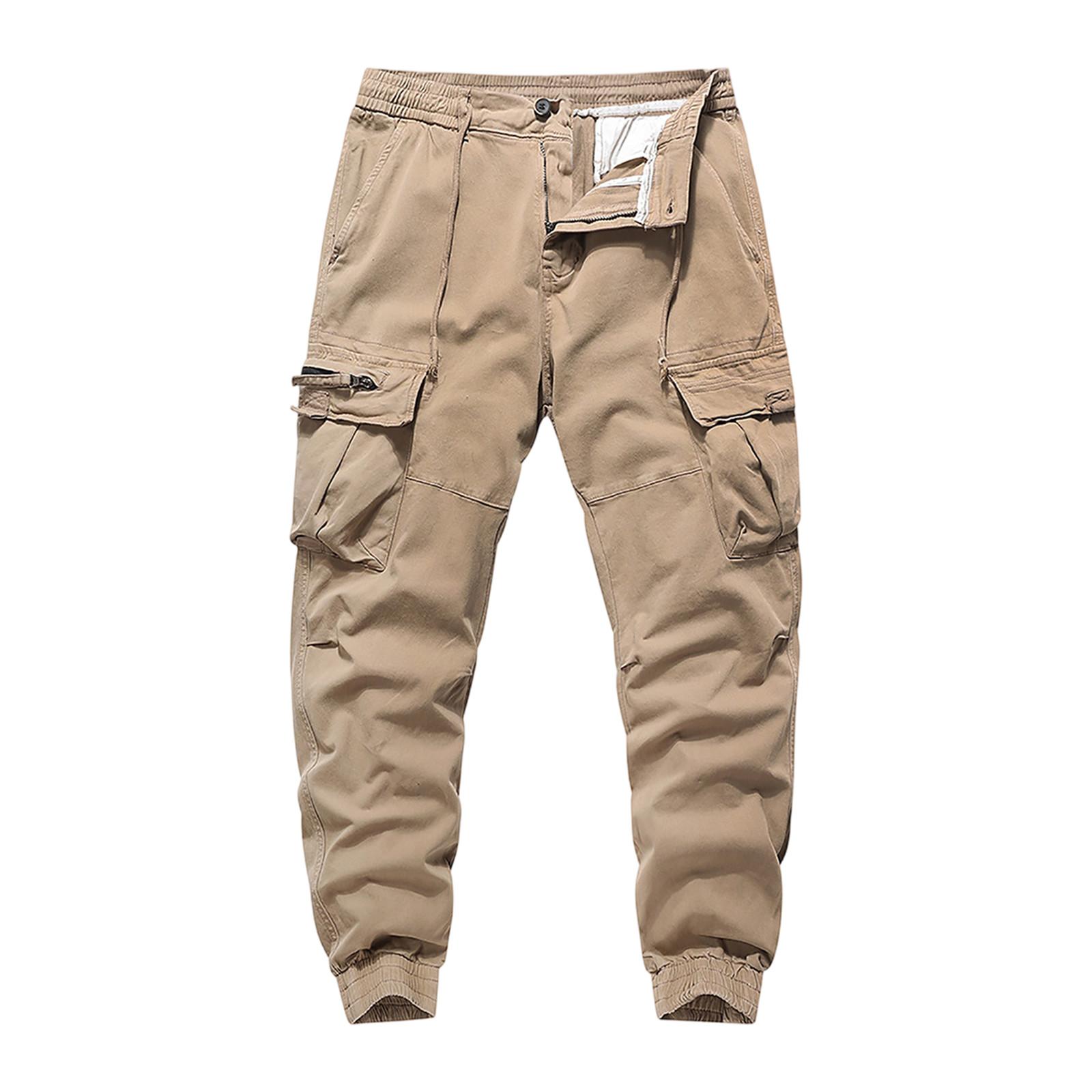 

Повседневные спортивные брюки мужские свободные длинные вставки фитнес бег тренировочные брюки XL хаки