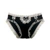 Fashionable Sexy Underwear Japanese Style Heart Stealing Loli Maid Underwear Mid Waist Breathable Cotton Crotch Cute Hip Lifting Women Triangle Pants