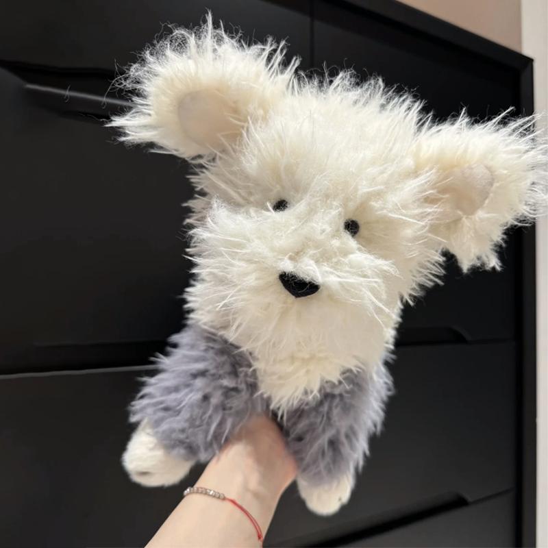 20cm Stofftier Hund Plüschtier Schönes Schäferhund-Plüschtier Exquisites Niedliches Dekorationsstück Geschenk für Kinder Jungen Mädchen Sammlung