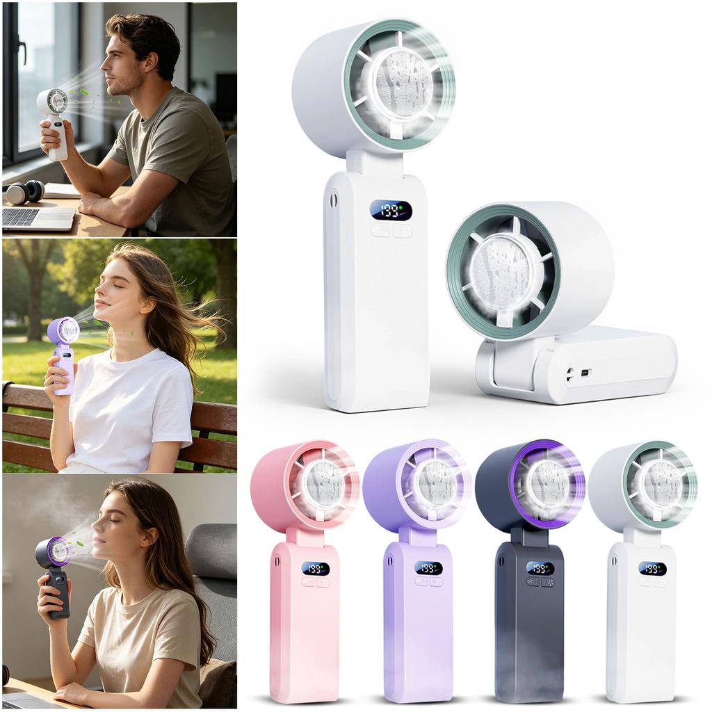 Portable Handheld Fan with Function Foldable High- Design for Outdoor Hiking Travel