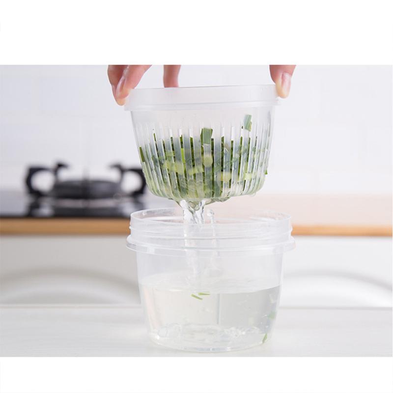 Mini Runde Aufbewahrungsbox Für Zwiebeln Obst Ingwer Knoblauch Lebensmittel Frischebox Organizer