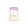 Creative Cartoon Mini Band-Aid Pill Capsule Brooch - Versatile Cute Painted Badge