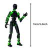 3D Printed Multi-Jointed Titan13 Robot 13 Finish Product T13 Action Figure Set Robot Gift for Collectors Desktop Decorations
