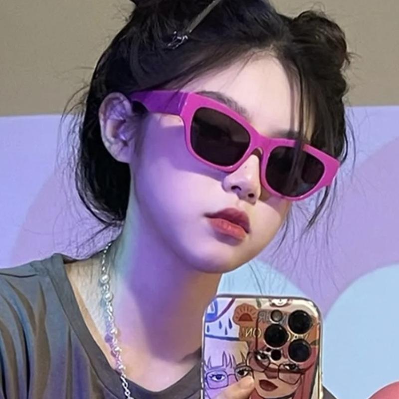 Trend Y2K Wind Sunglasses Women'S No Makeup Artifact Sunglasses Advanced Sense Uv Protection Sunglasses Men