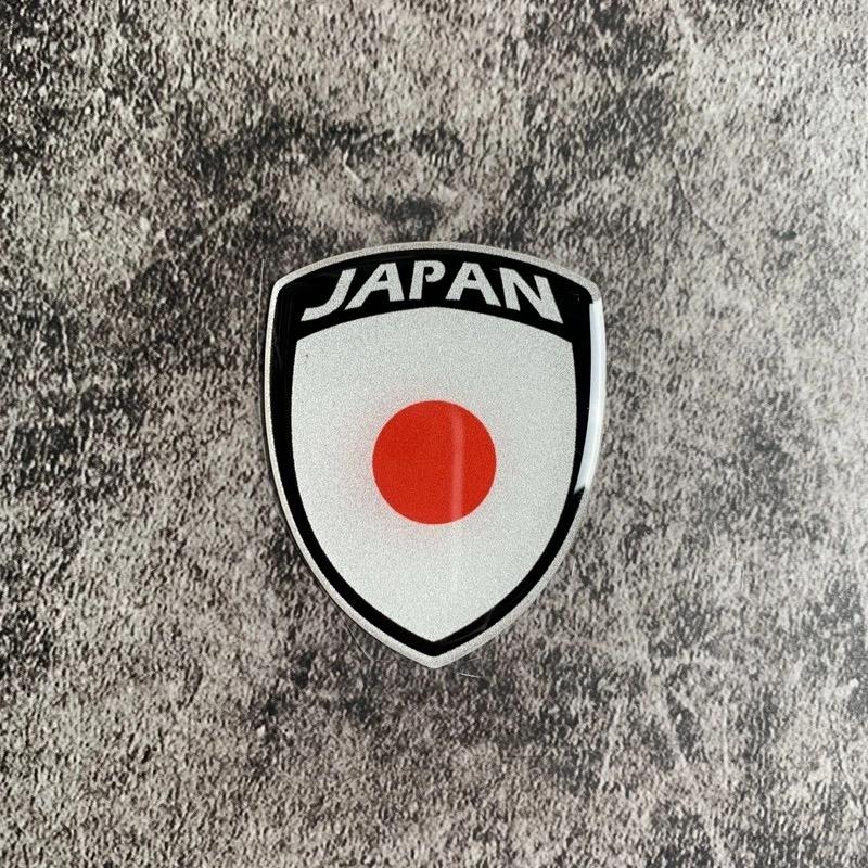 Universal 3D Reflective World National Flag Stickers Decals for Car Motorcycle Exterior Decoration