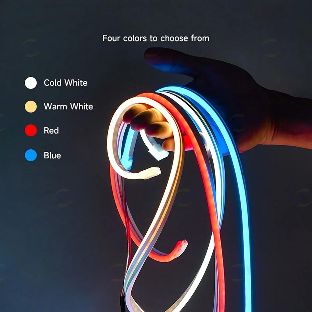 Modified LED Car Trunk Lighting Strip With Cigar Magnetic Induction 5 Meters Free-Cut Waterproof Soft Decorative Light Bar