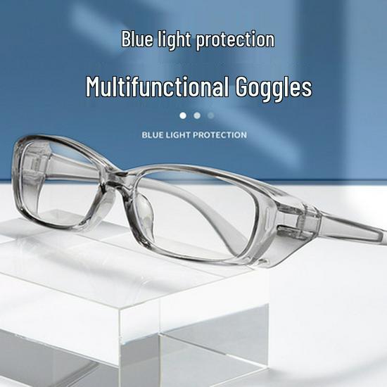 Trendy Plain Anti-Blue Light Small Square Frame Glasses for Men and Women - Jelly Color YY3379