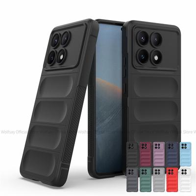 For Xiaomi Poco X6 Pro Case Xiaomi Poco X6 X6 Pro 5G Cover Luxury Skin Feeling Silicone Shockproof Anti-fingerprint Phone Cover