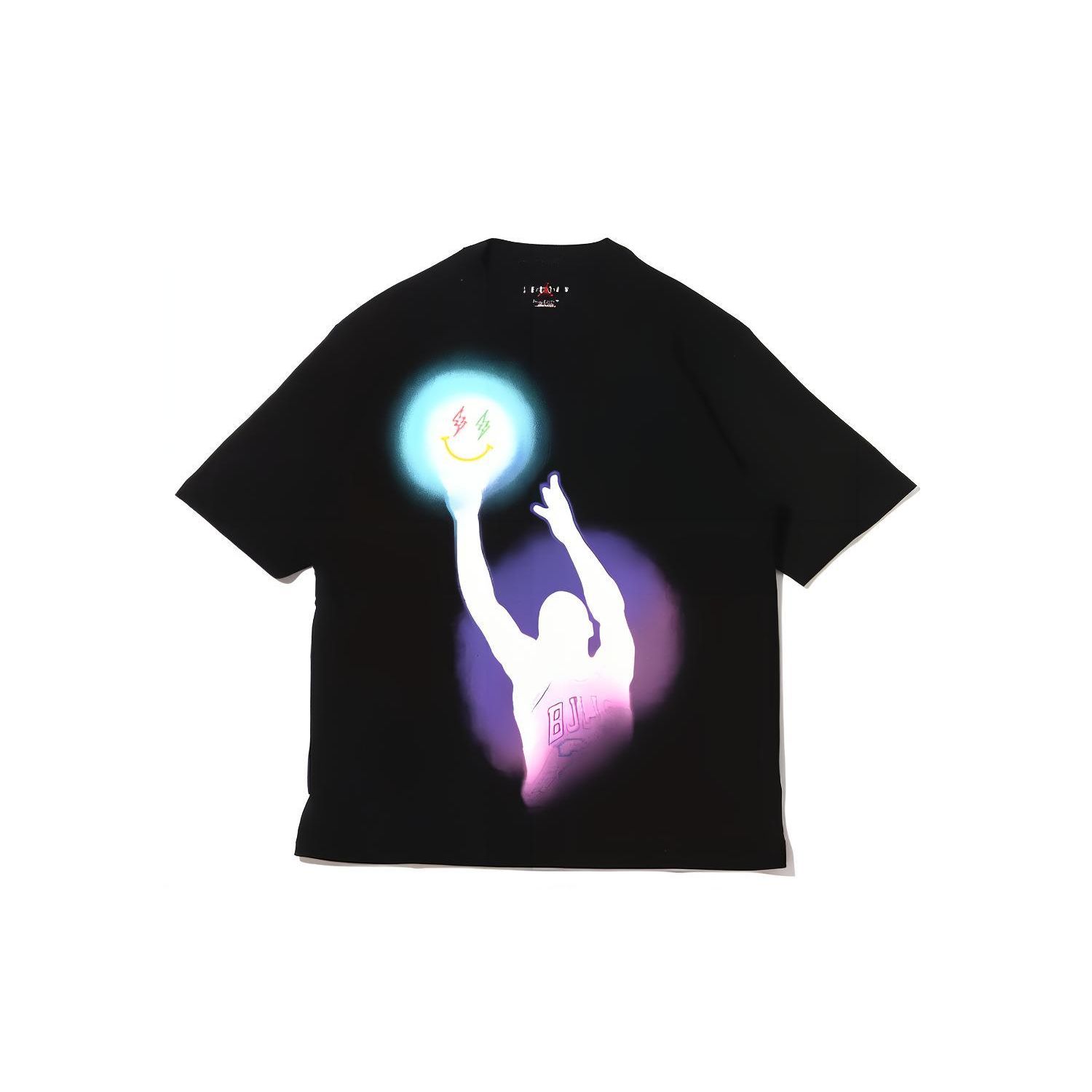 

Футболка Jordan x J Balvin (Азия) Черная мужская уличная одежда DR2963-010 S