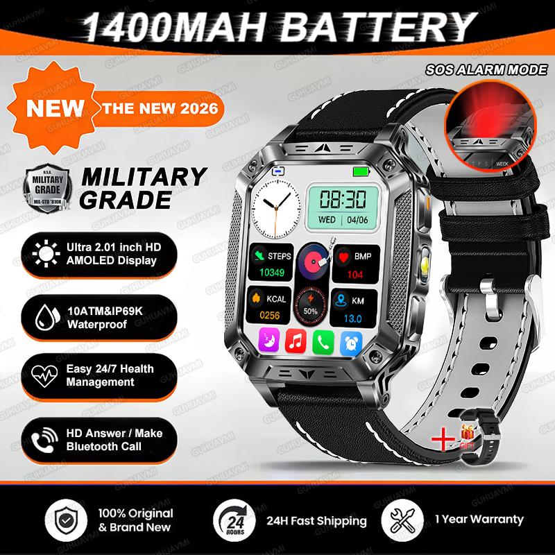 New 1400mAh Super Capacity Battery Smart Watch GPS path tracker Outdoors Military Adult Clock 10ATM Waterproof Swim Smartwatch