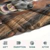 1Pc Horse Alpaca Print Flannel Blanket, High quality Comfortable for All Seasons, Home Decor, Warmth and Comfort, Perfect for Gifts