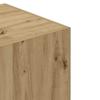 Vidaxl Kleiderschrank, Artisan Eiche, 80x52x180 cm, Holzwerkstoff