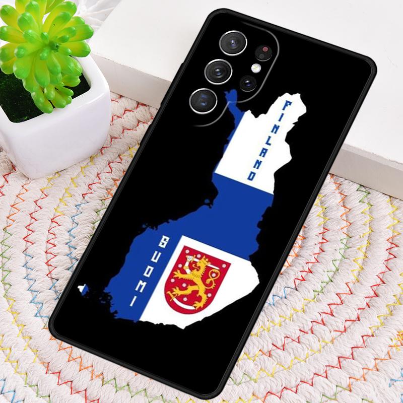 Finland Flag soft Phone Case for Samsung Galaxy note 10 pro S26 Ultra S23 S24 FE S25 S21 S22 PLUS shockproof Cove