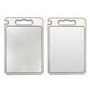 Wutuo 304 Stainless Steel & Wheat Straw Double-Sided Cutting Board