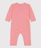 Petit Bateau Mirale Legless Romper 6 67cm A085G, Orange/Off-White, Months,