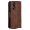 For ZTE Blade A34 Leather Case with Multiple Card Slots Wallet Phone Cover