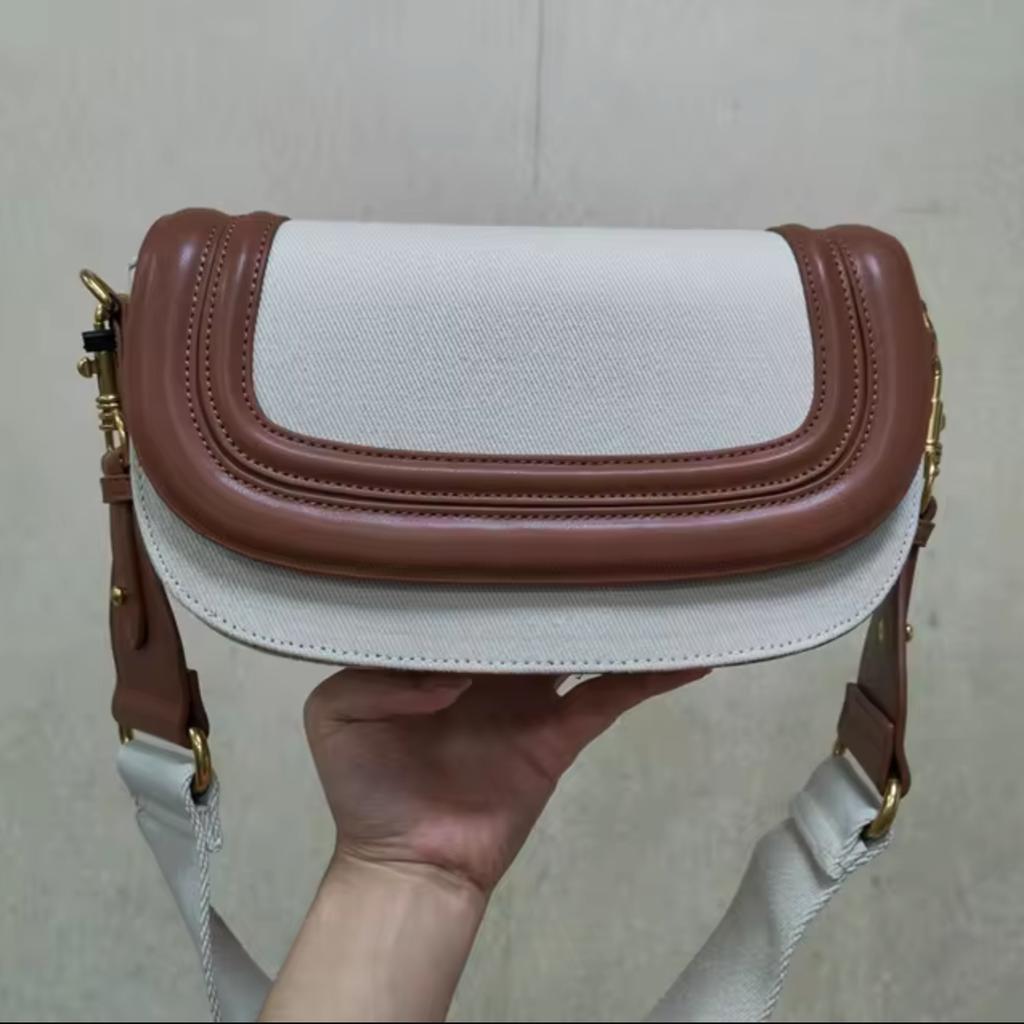 Luxury Bags For Women Toptrends Saddle Crossbody Trend Designer Underarm Shoulder Bag PU Leather Ladies Handbags And Purses