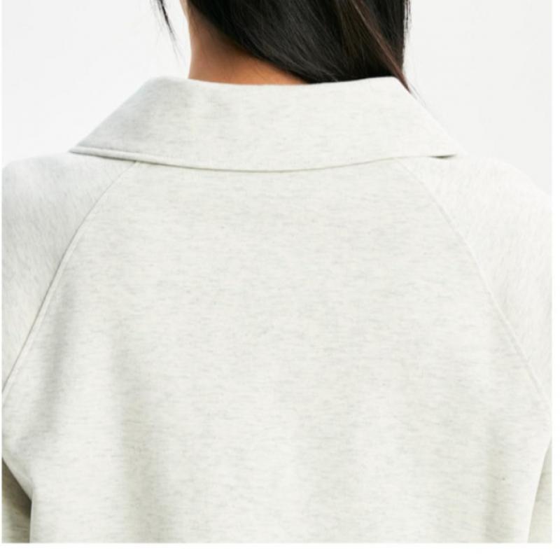 New Balance W Semi Crop Half Zip Long Sleeve T nbnce1W212 Ac