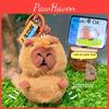 Capybara Cartoon Plush Wallet Earphone Bag Keychain Small Pendant Decorations