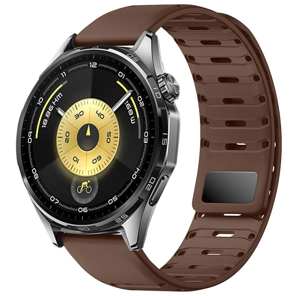 22mm Silicone Strap For Huawei Watch 5 4 3 46mm GT6/5/3/2 Pro GT6/5/4/3 46mm Sport Magnetic Buckle Adjustable Bracelet Wristband