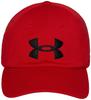Under Armor Blitzing Adjustable Red One Size Fits Most Men's Hat, (601)/Black,