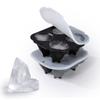 2pcs Kitchen Gadgets 3D Sharks Ice Cube Mold 4 Grid Food Grade Silicone Ice Cube Tray DIY Easy Demolding Ice Cube Maker Pub