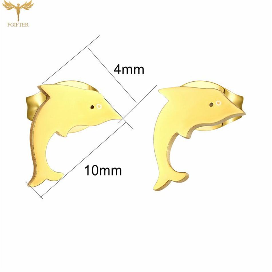 12 Pair Marine Animal Earrings for Women Sea Turtle Shell Starfish Dolphin Penguin Fish Stainless Steel Ear Studs Summer Zircon