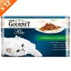 GOURMET PERLE Les Filletines Avec Des Légumes Multivariétés - 4 X 85 G (x12) - Pour Chat Adulte