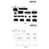 1set/16pcs Silicone Notebook Anti Dust Plug Cover Stopper Type C Laptop Dustproof USB Port HDTV RJ45 Interface waterproof cover2